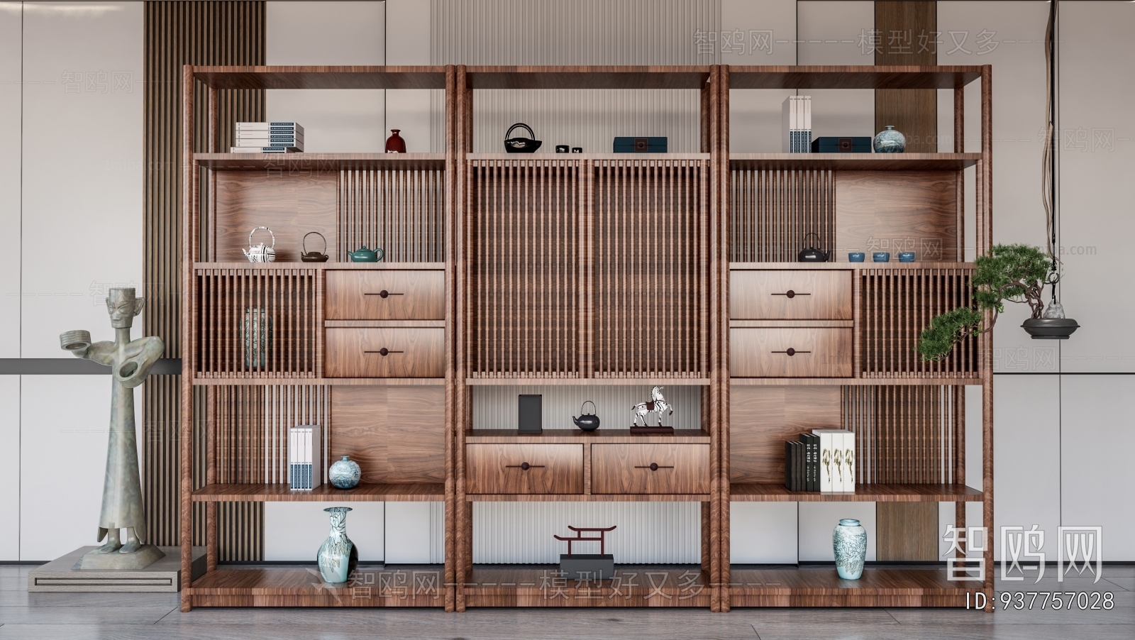 New Chinese Style Antique Rack