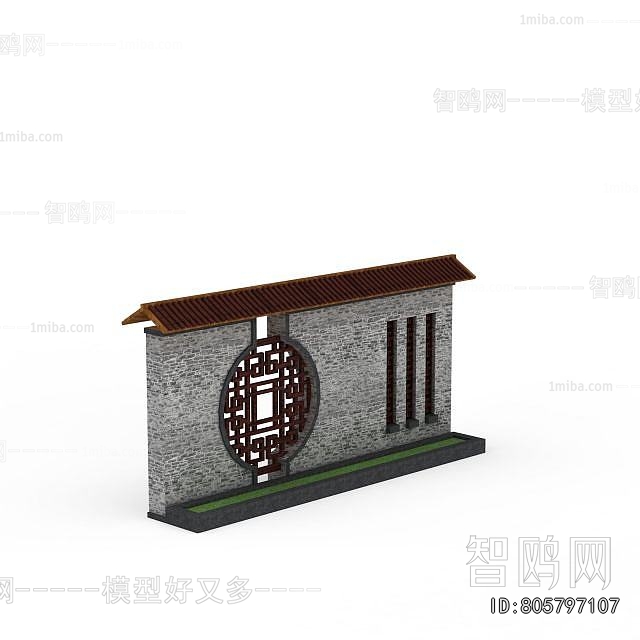 New Chinese Style Landscape Wall