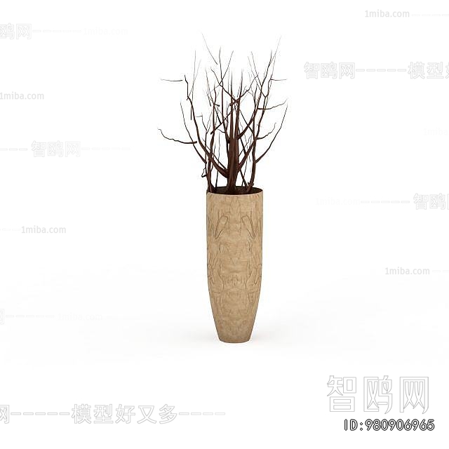 Modern Dried Branch