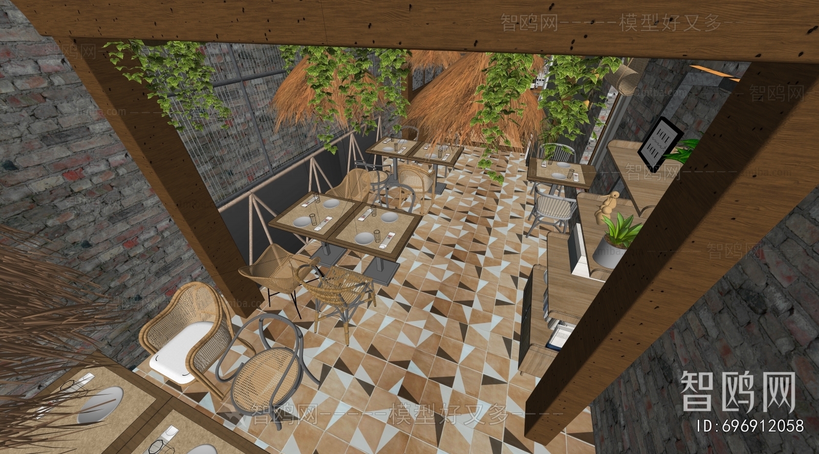 Wabi-sabi Style Restaurant