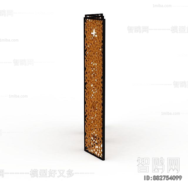 New Chinese Style Wooden Screen Partition