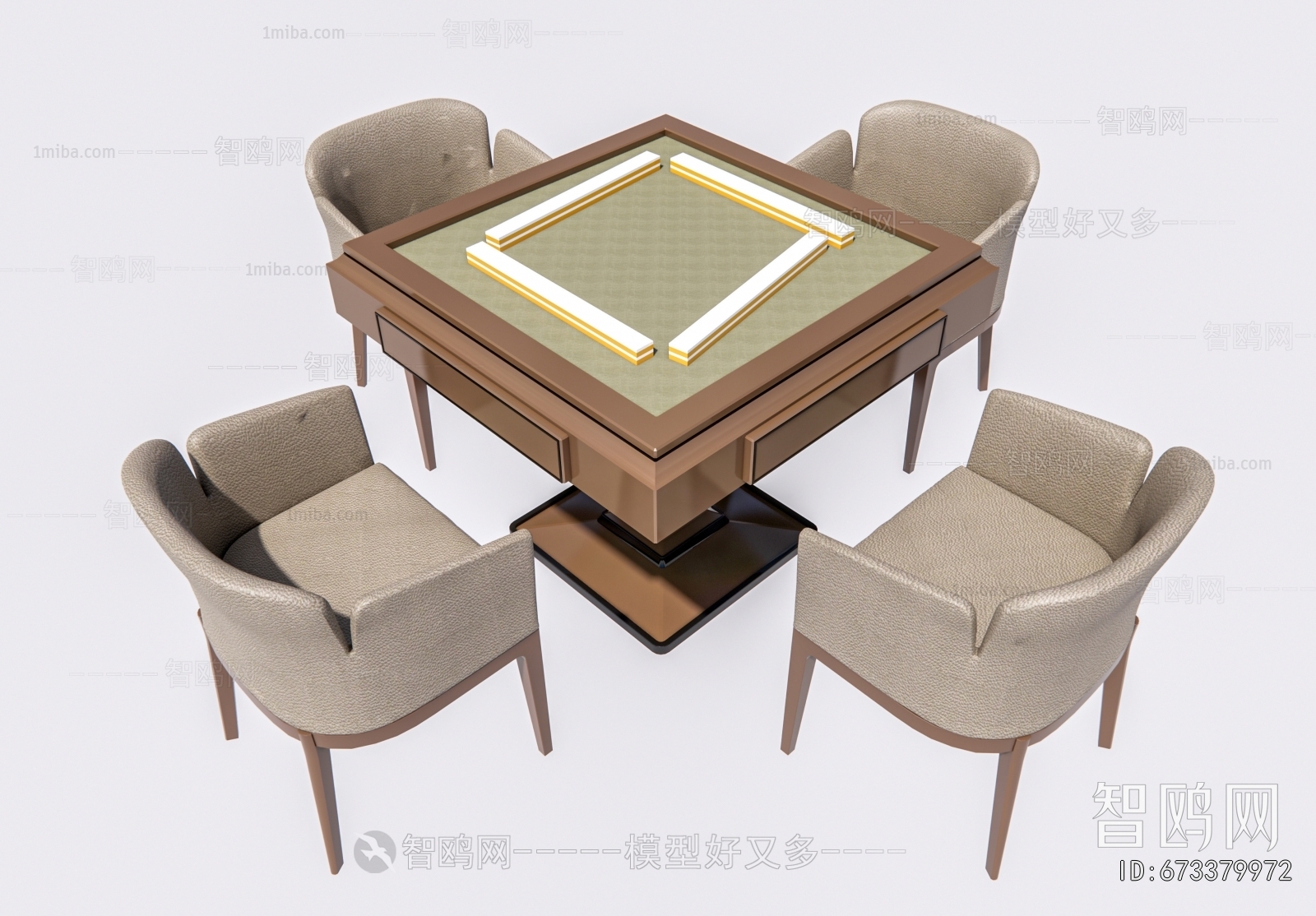 Modern Mahjong Tables And Chairs