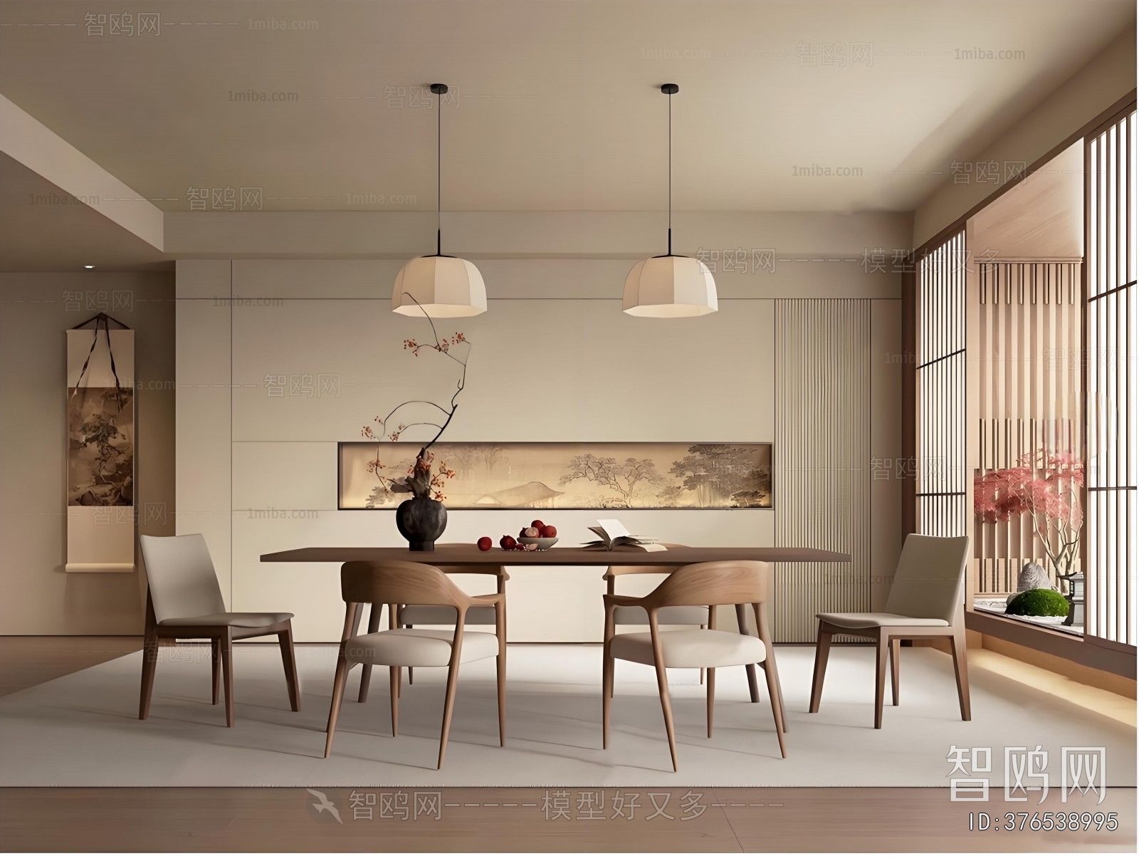 New Chinese Style Dining Room