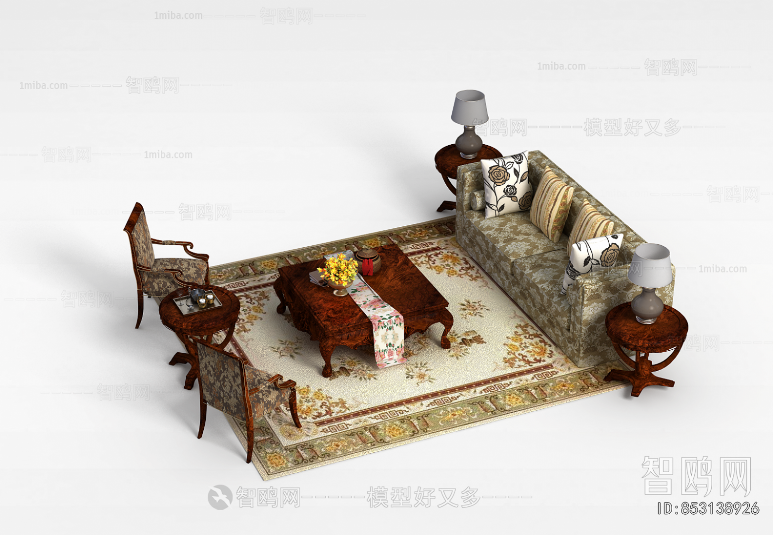 European Style Sofa Combination