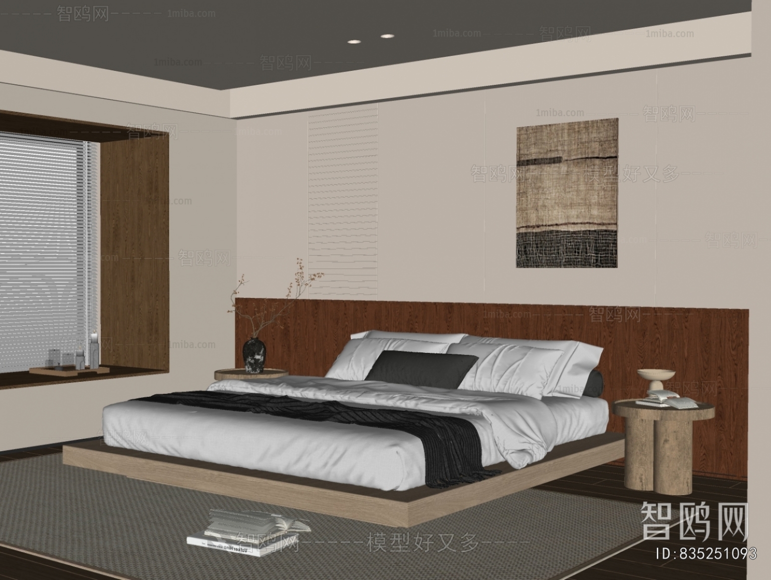 Wabi-sabi Style Bedroom