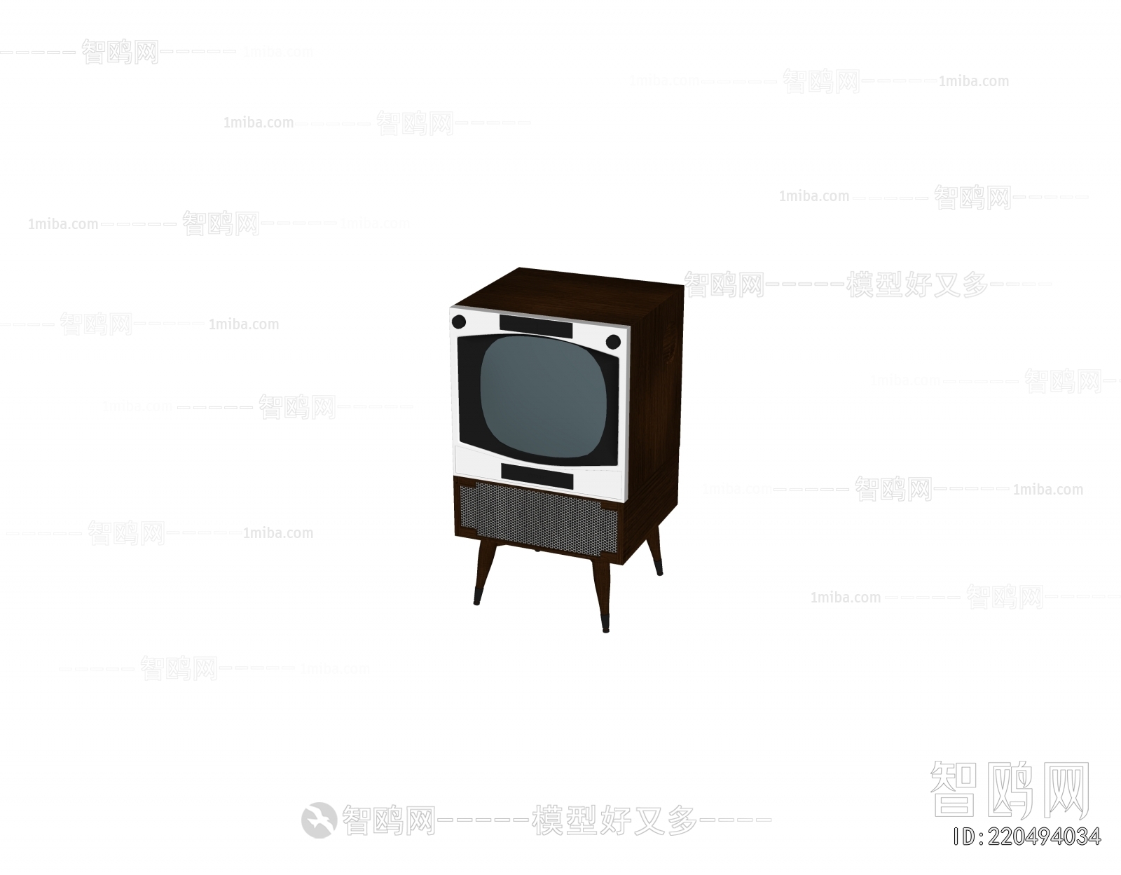 Retro Style TV Set