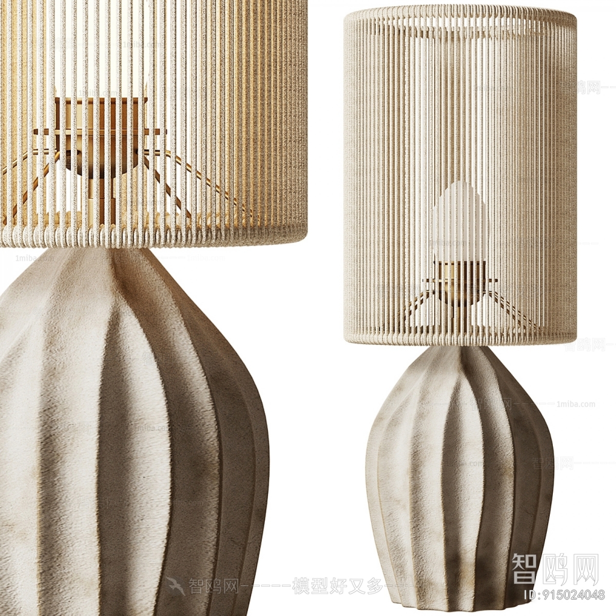 Wabi-sabi Style Table Lamp