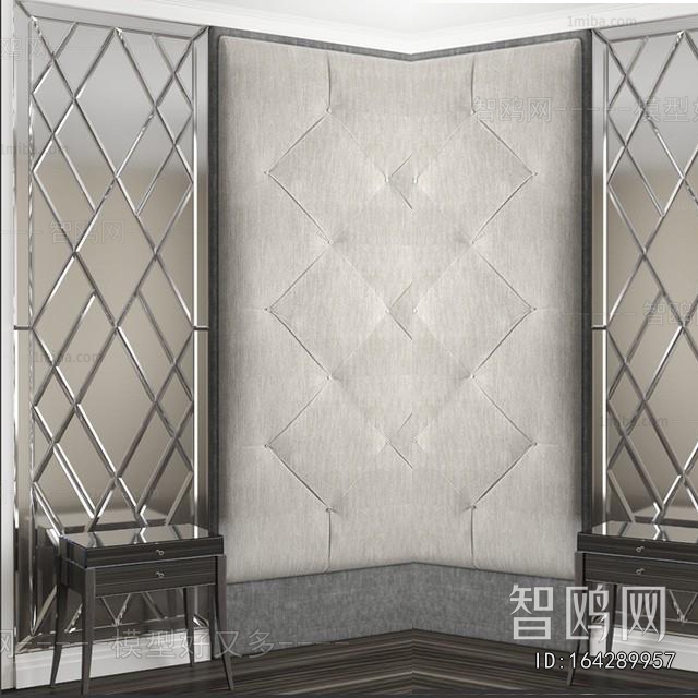 Simple European Style TV Wall