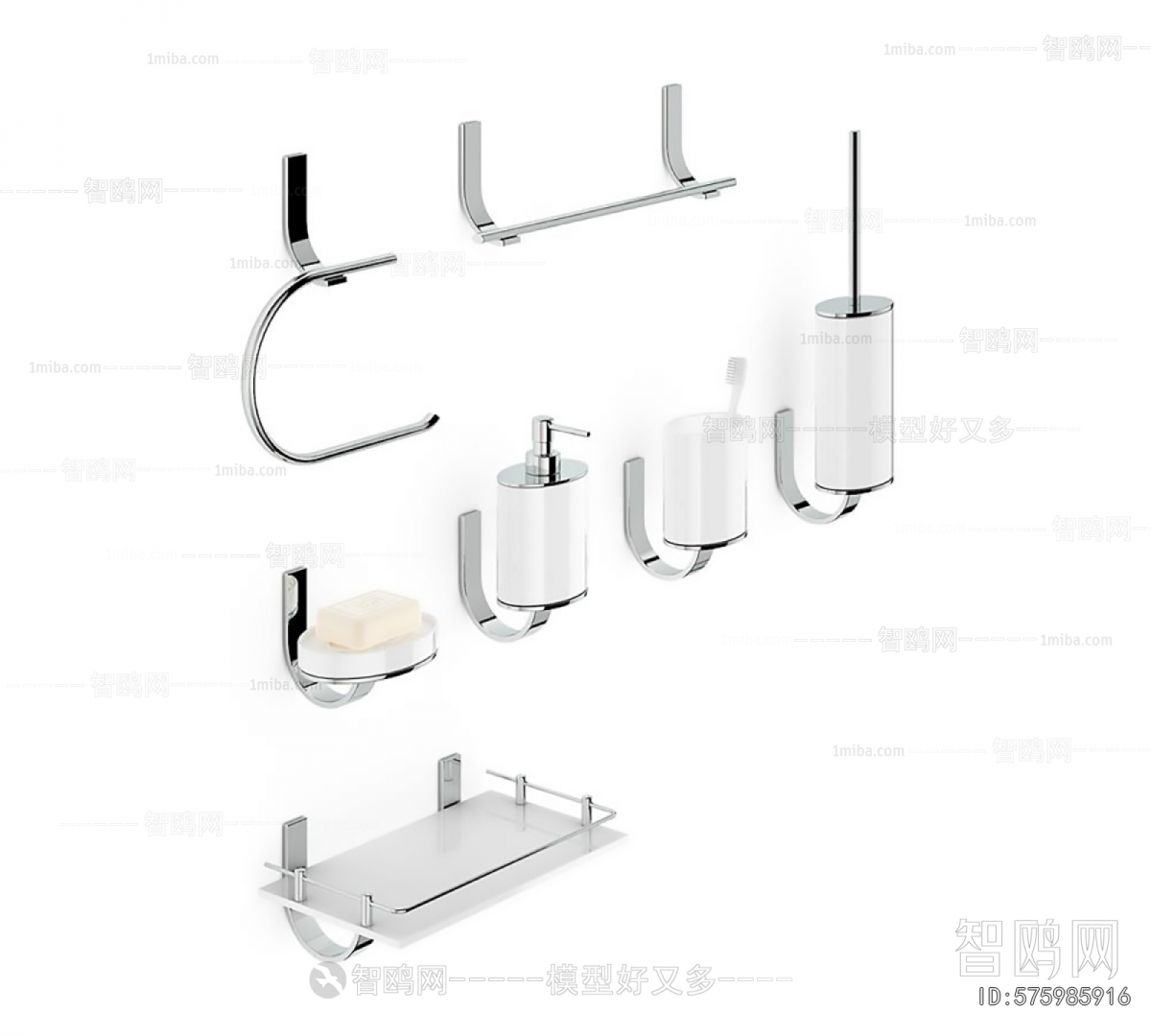 Modern Bathroom Set