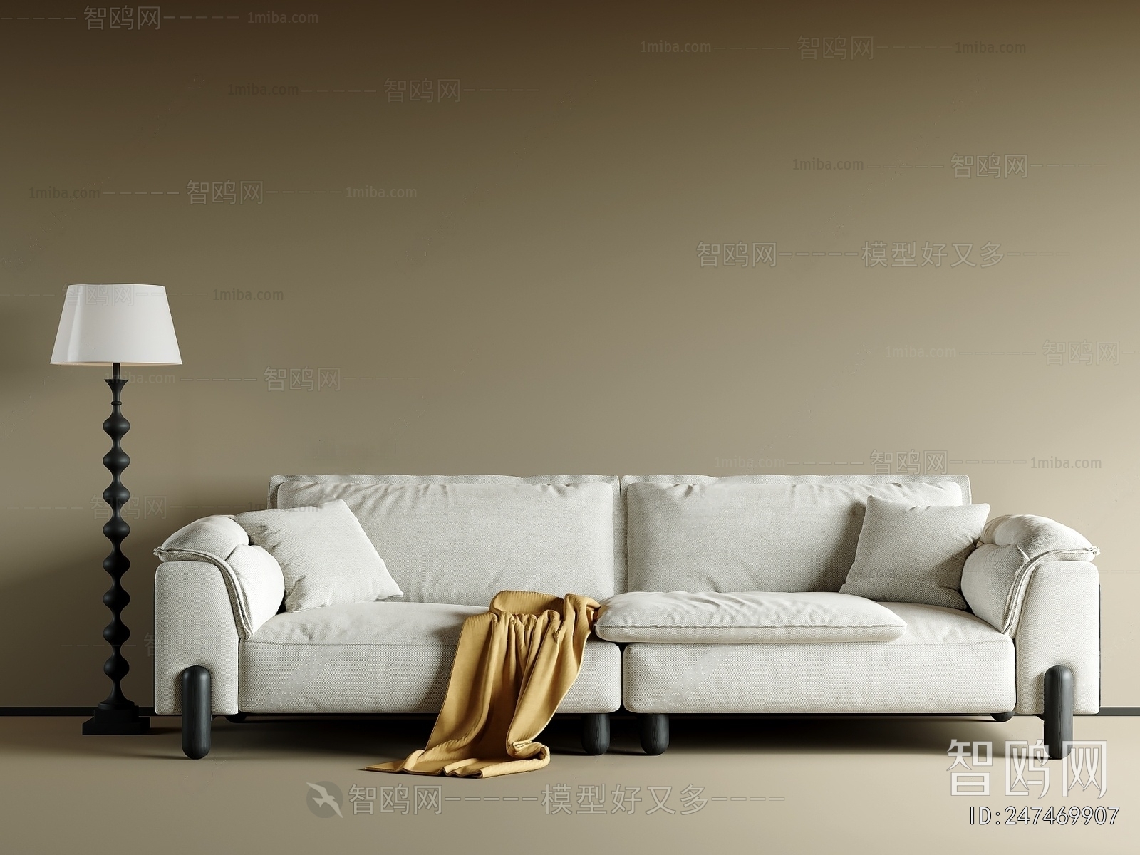 Modern Multi Person Sofa