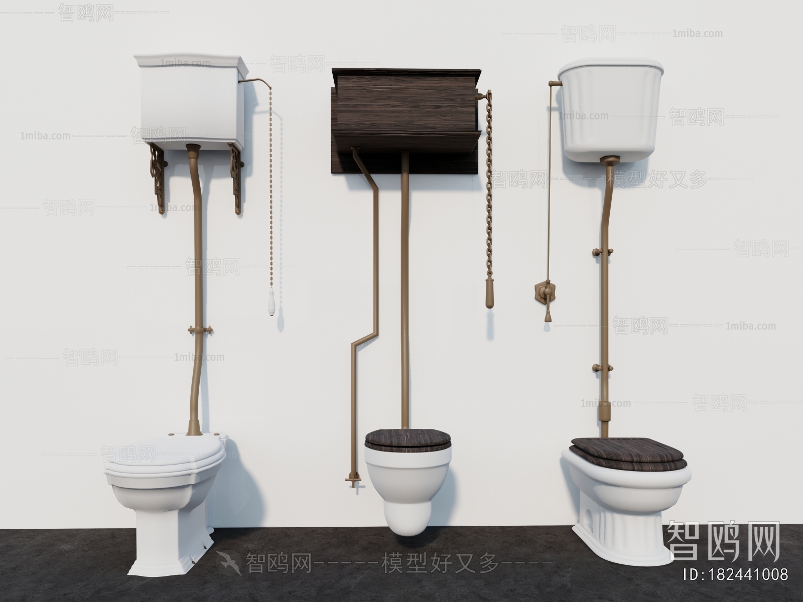 Retro Style Toilet