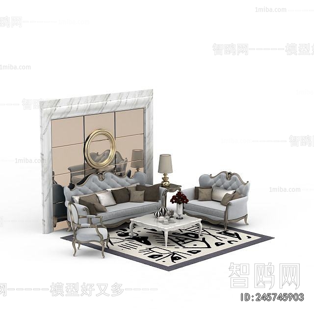 European Style Sofa Combination