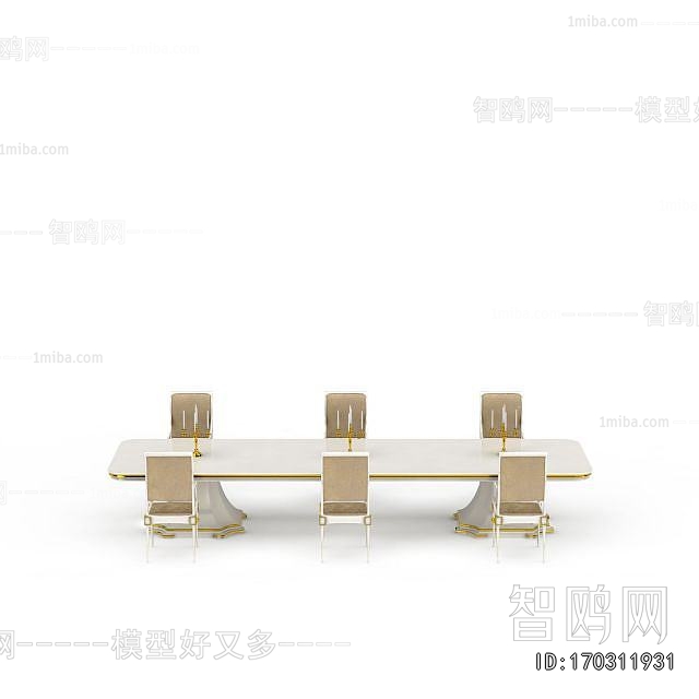 European Style Dining Table And Chairs