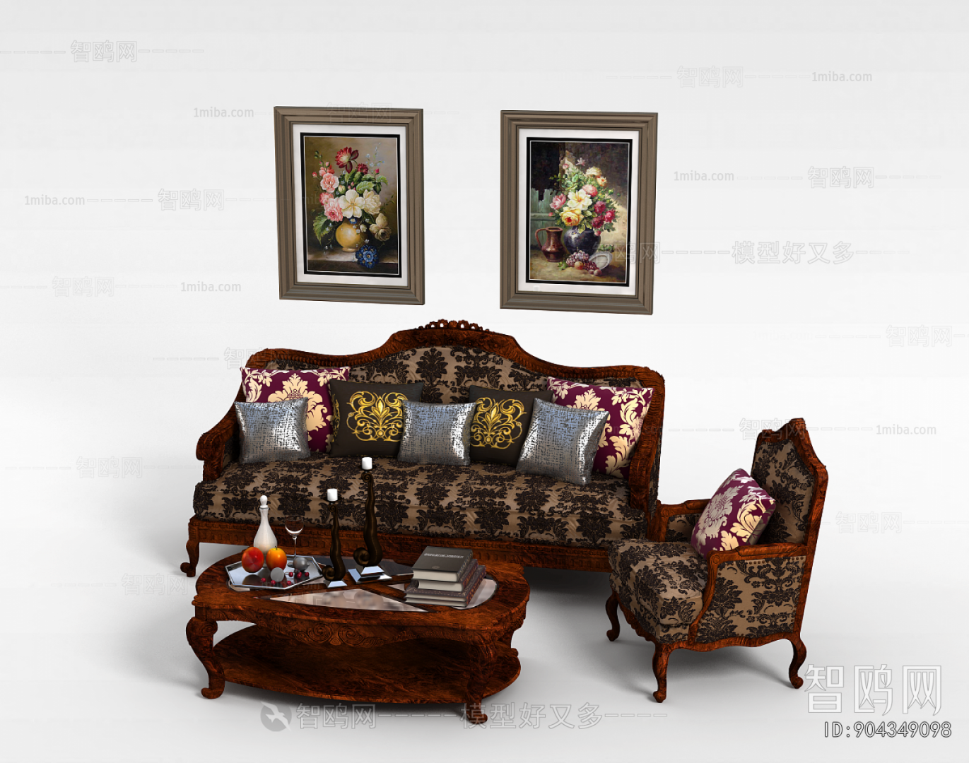 European Style Sofa Combination