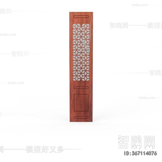 New Chinese Style Wooden Screen Partition