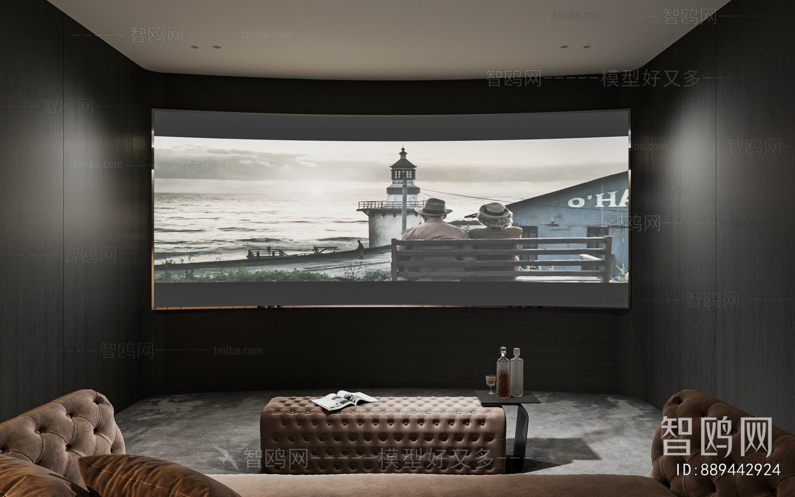 Modern Audiovisual Room