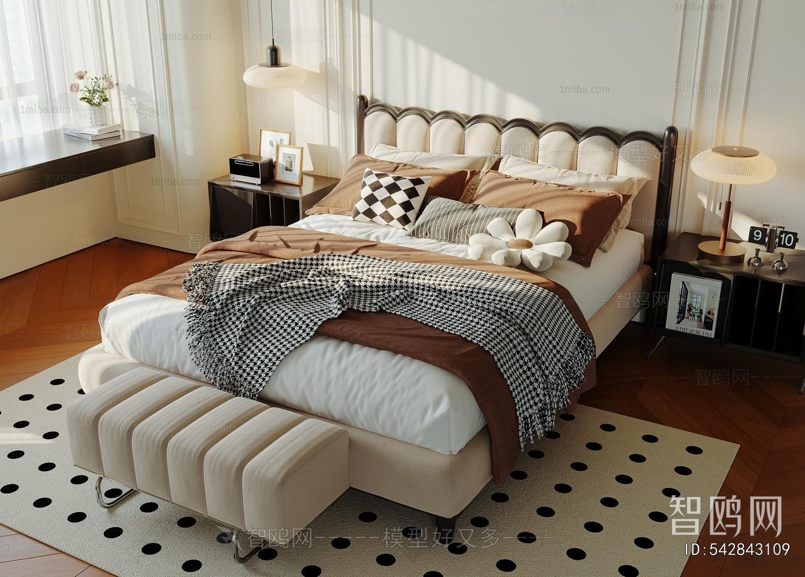French Style Double Bed