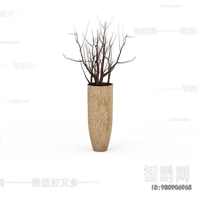 Modern Dried Branch