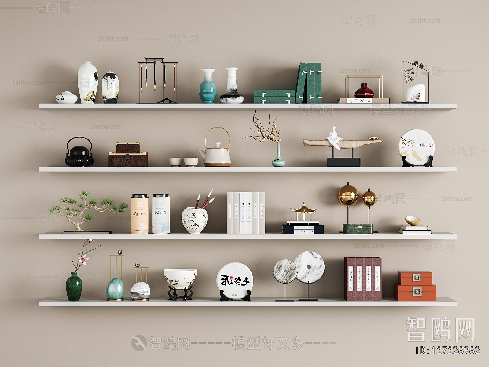 New Chinese Style Decorative Set