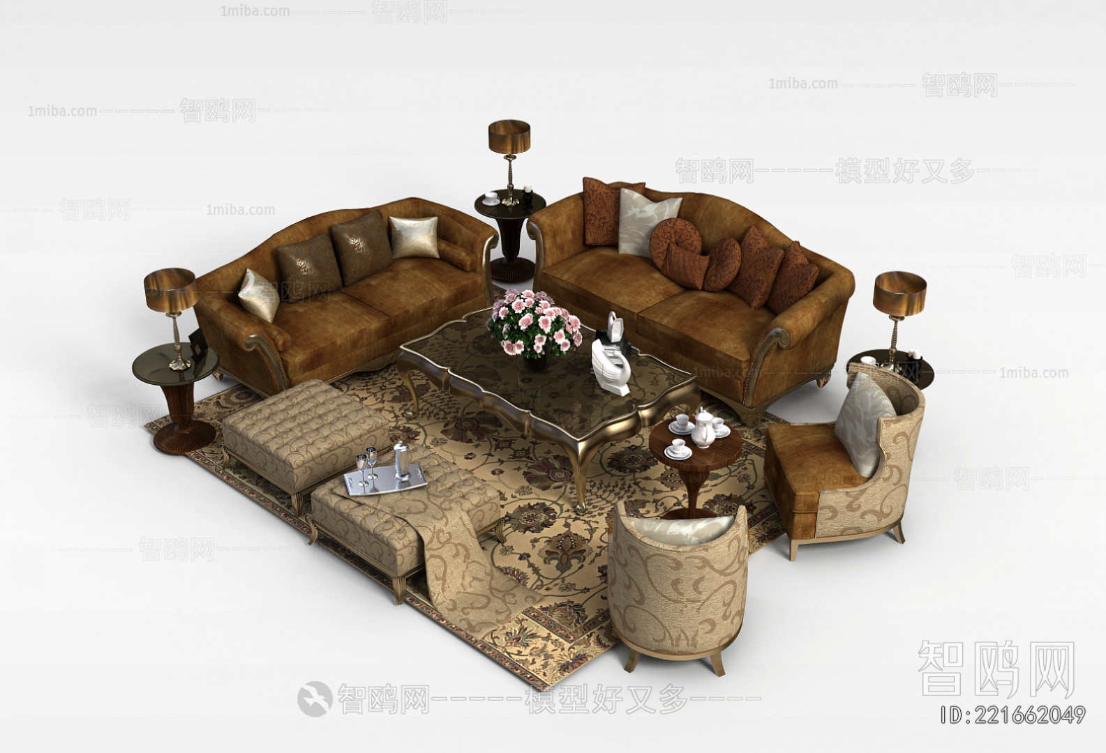 European Style Sofa Combination