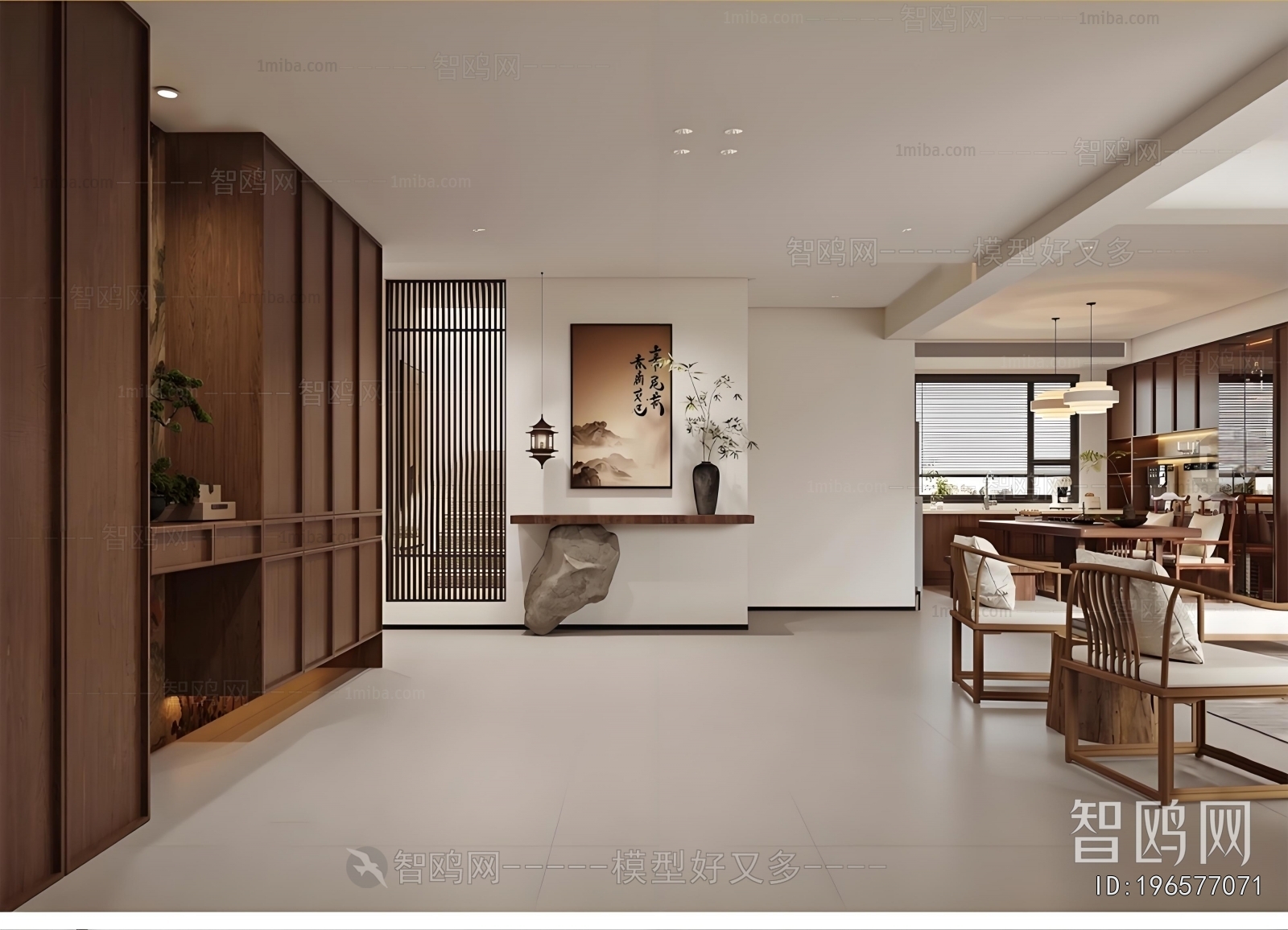 New Chinese Style Hallway