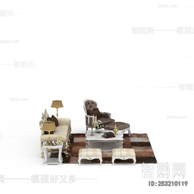 European Style Sofa Combination