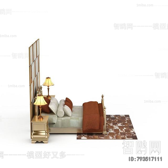 European Style Double Bed