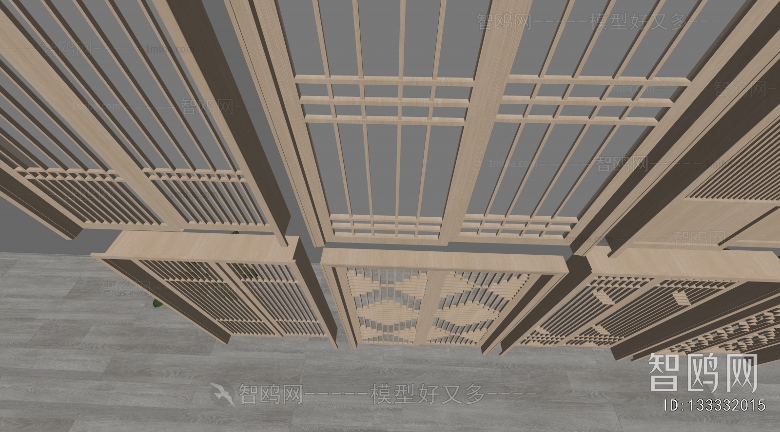 New Chinese Style Sliding Door