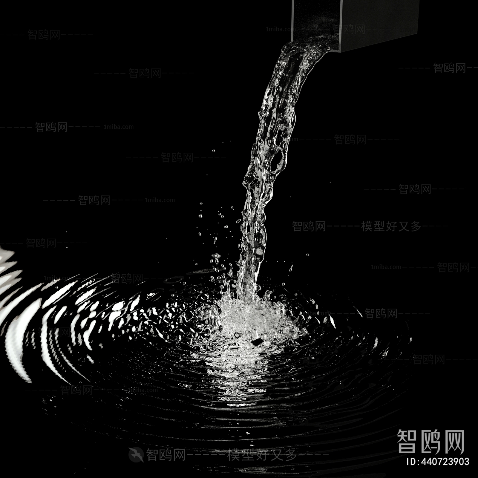 Modern Rockery Waterscape