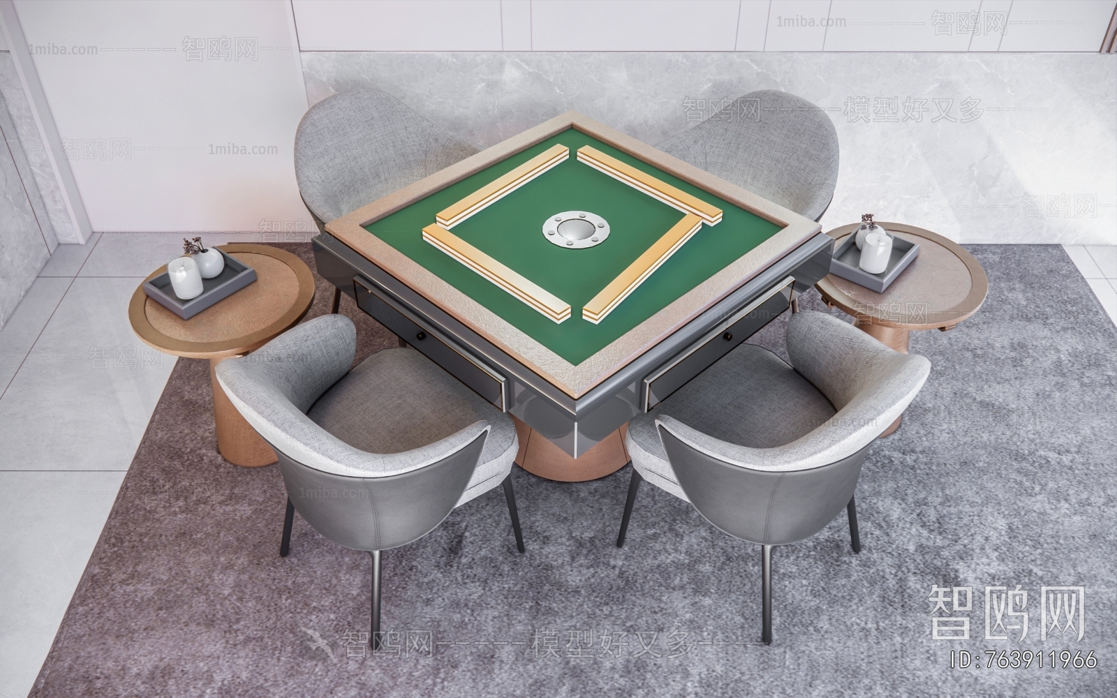 Modern Mahjong Tables And Chairs