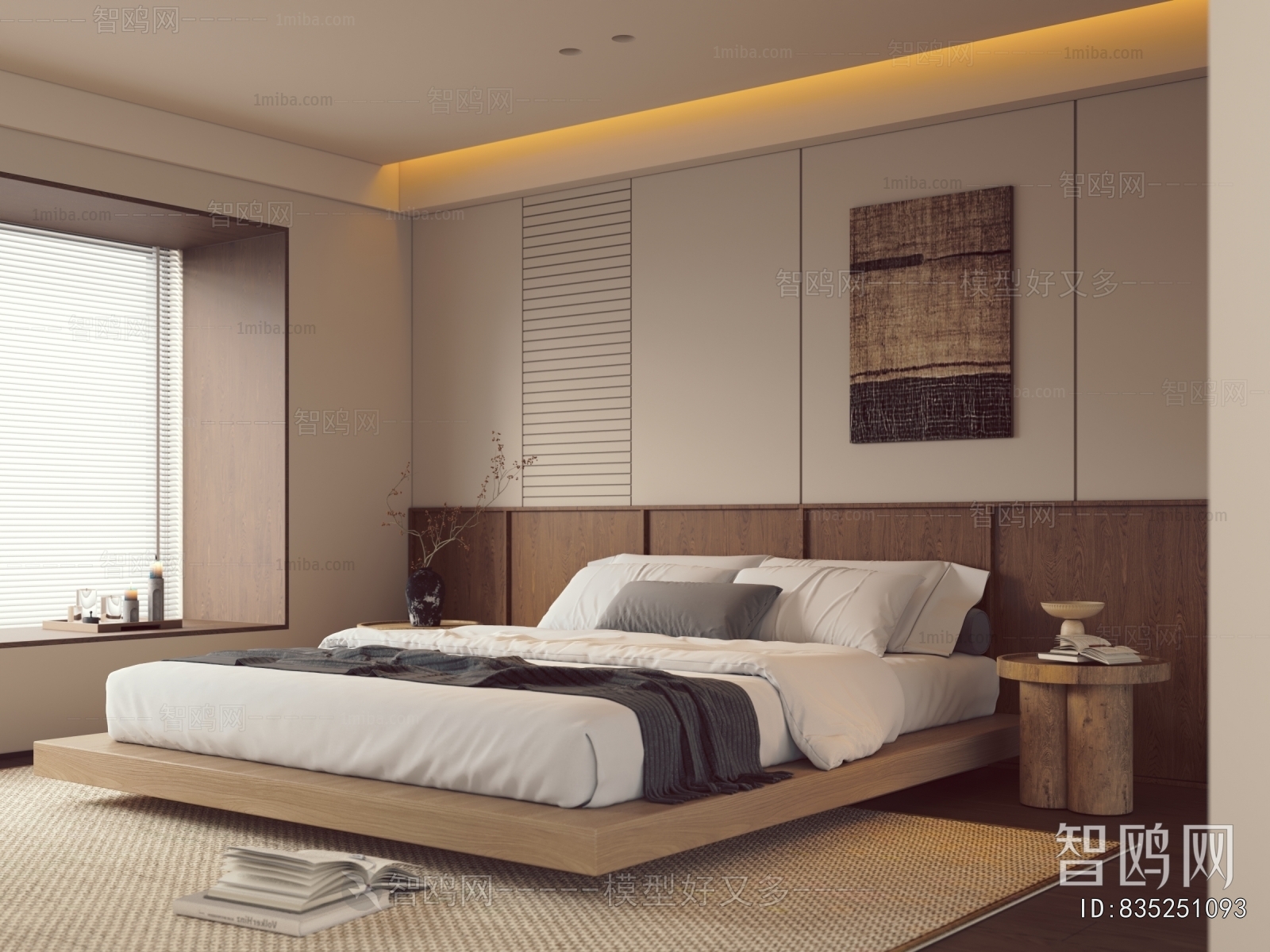 Wabi-sabi Style Bedroom