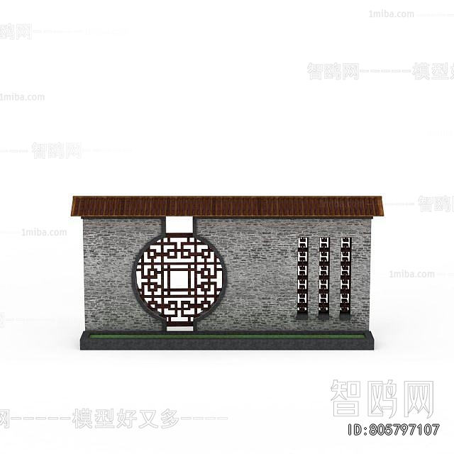 New Chinese Style Landscape Wall
