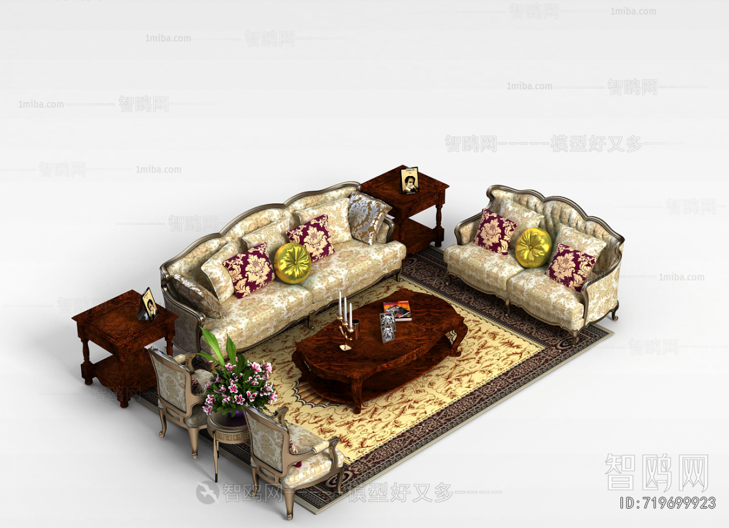 European Style Sofa Combination