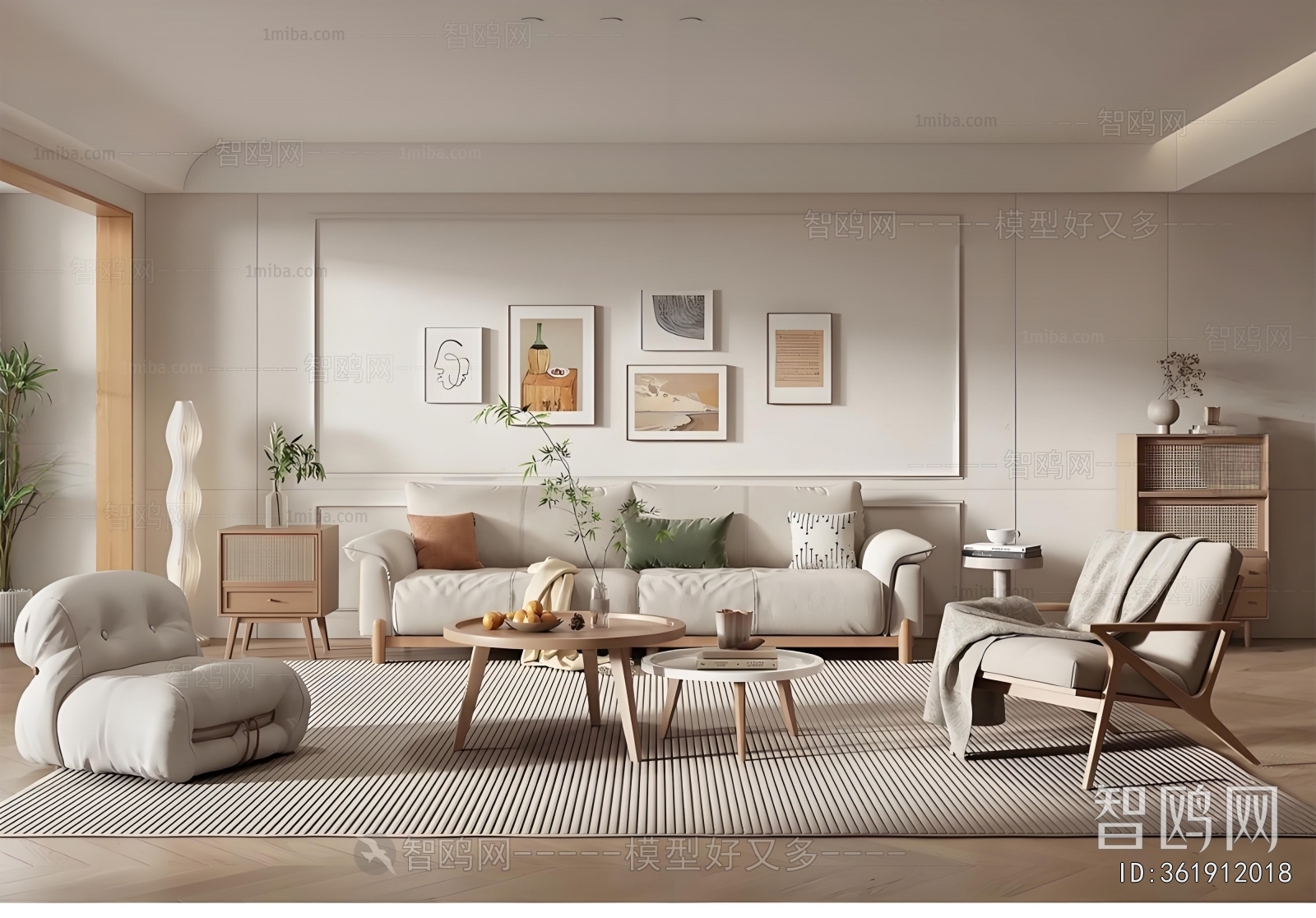 Nordic Style A Living Room