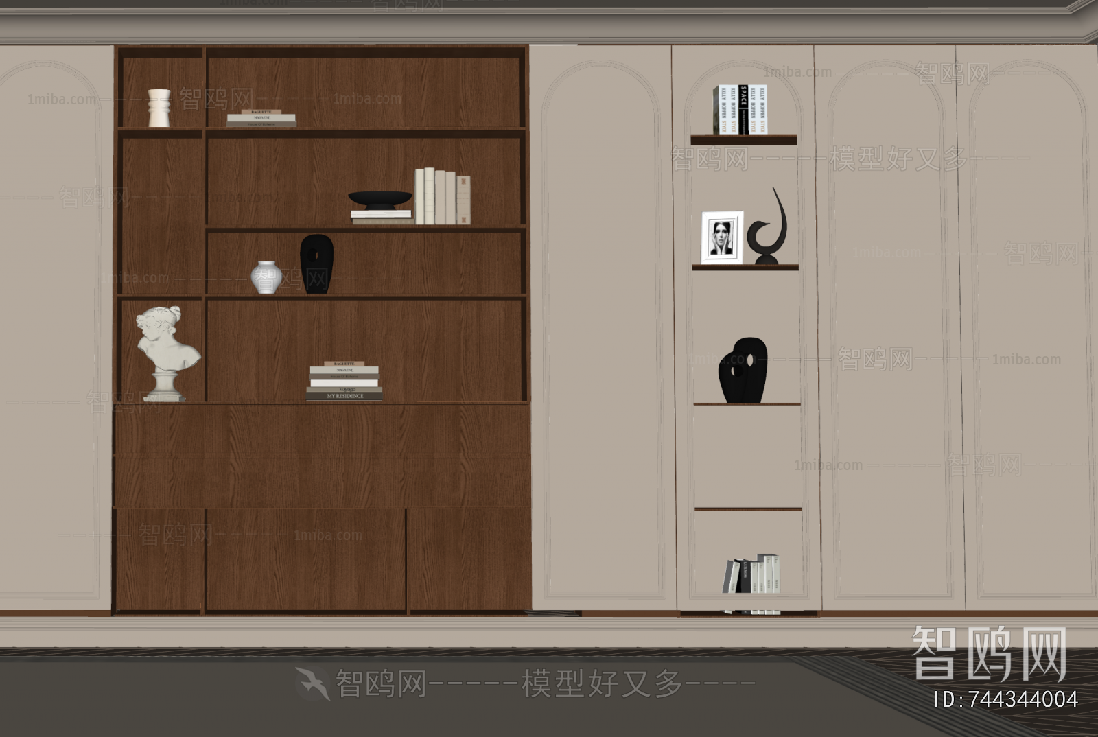 French Style Bookcase