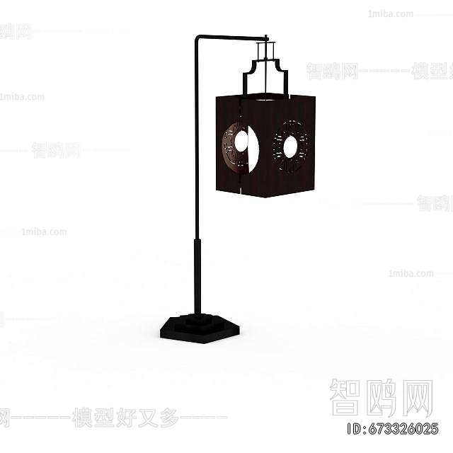 New Chinese Style Floor Lamp