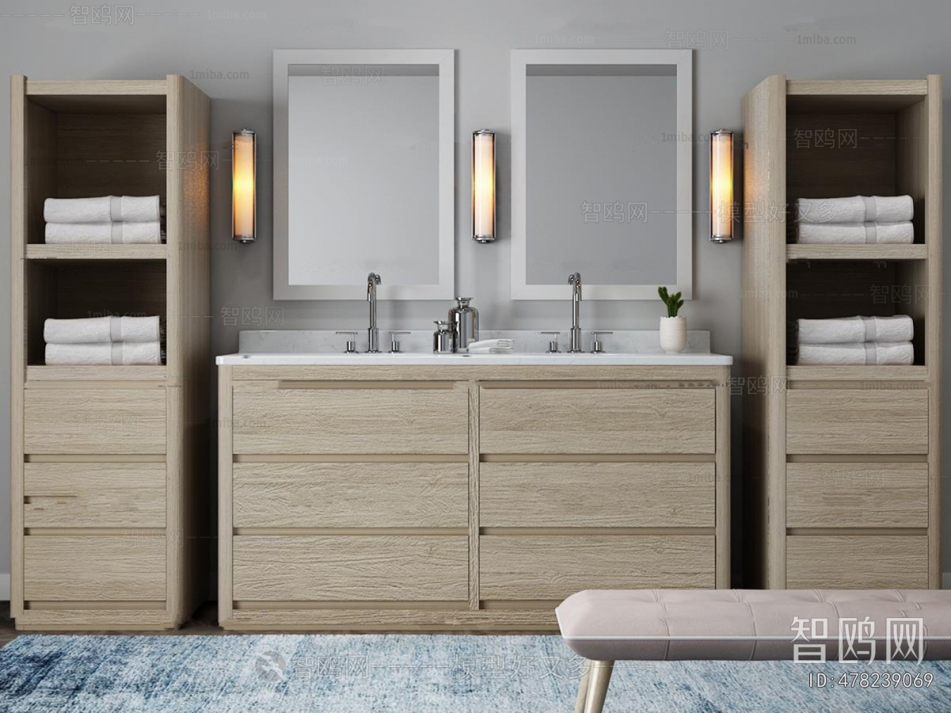 Modern Bathroom Cabinet