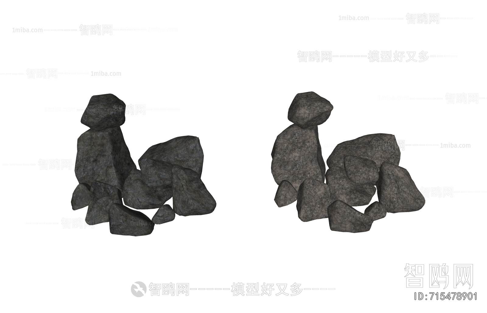 Modern Rockery Waterscape