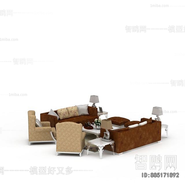 European Style Sofa Combination