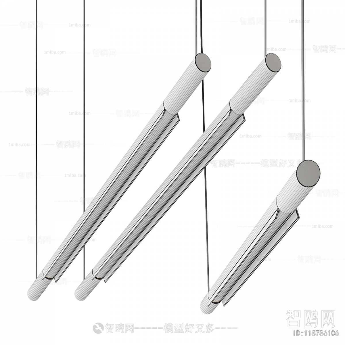 Modern Long Chandelier