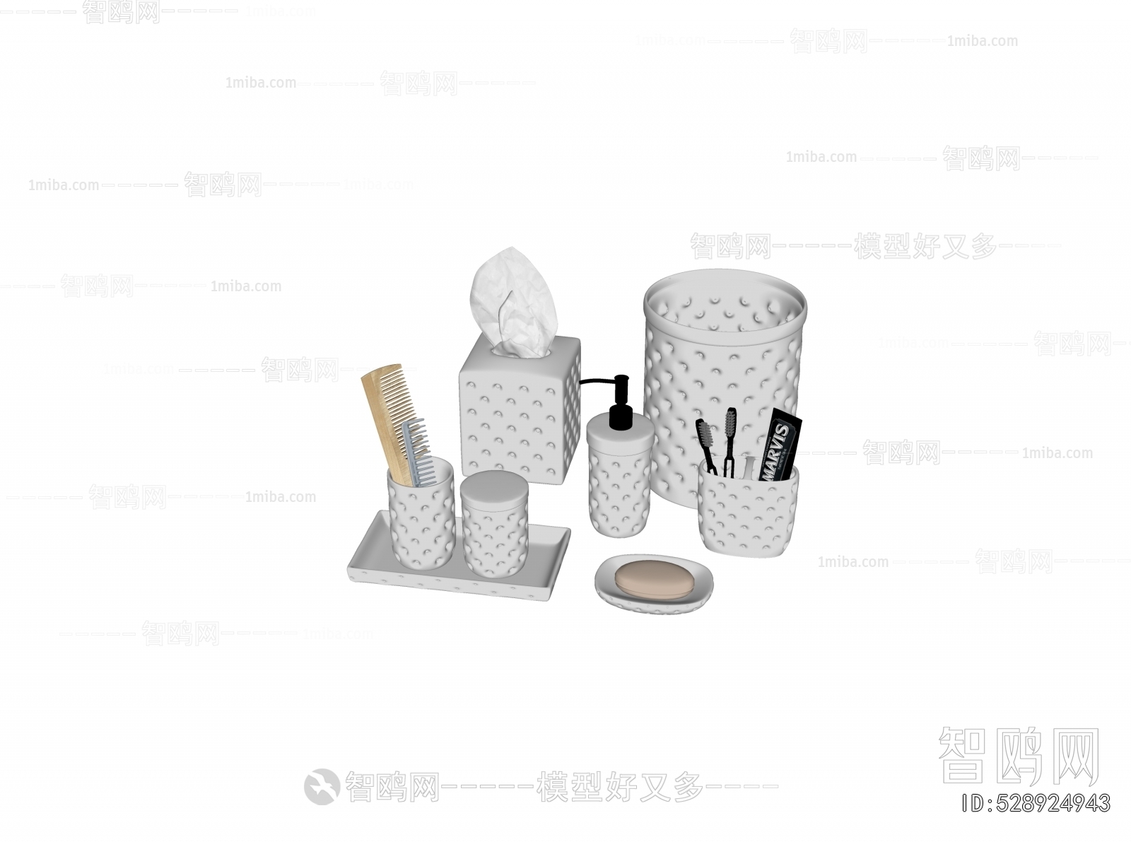 Modern Toothbrush And Toothpaste