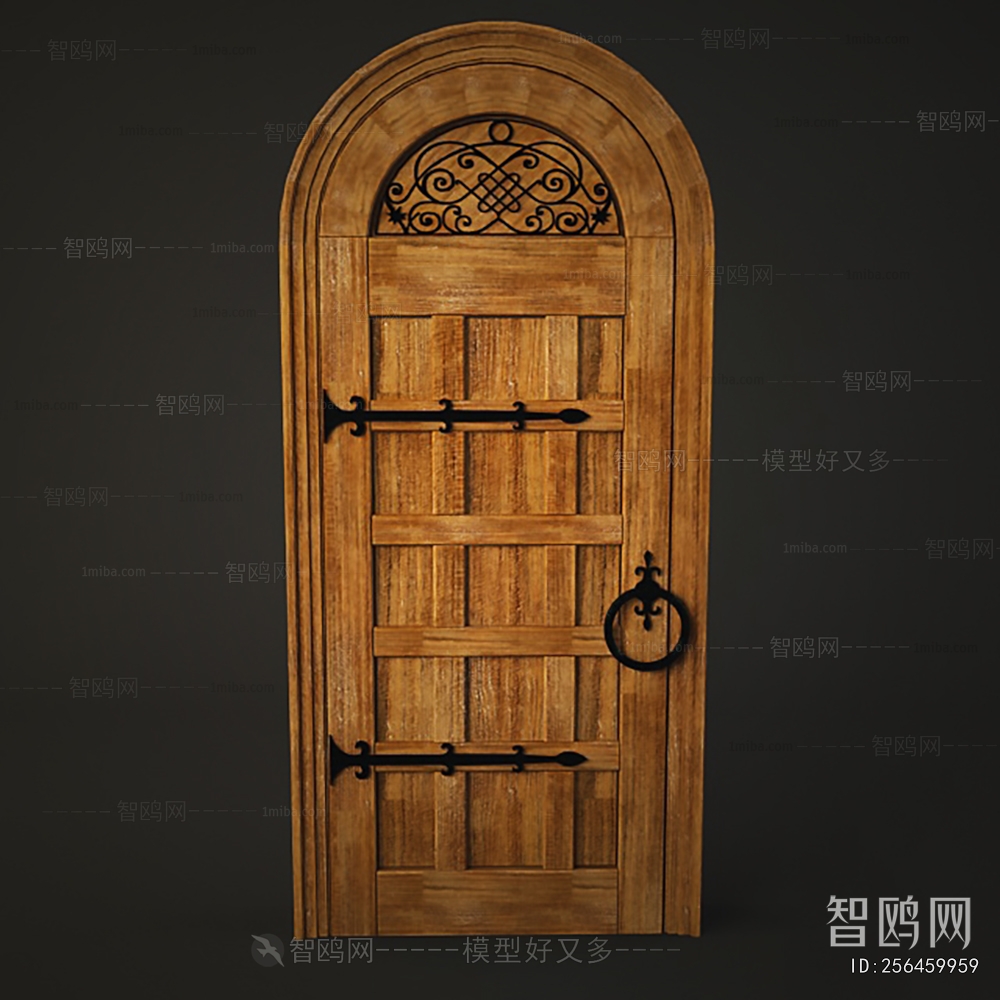 Retro Style Single Door