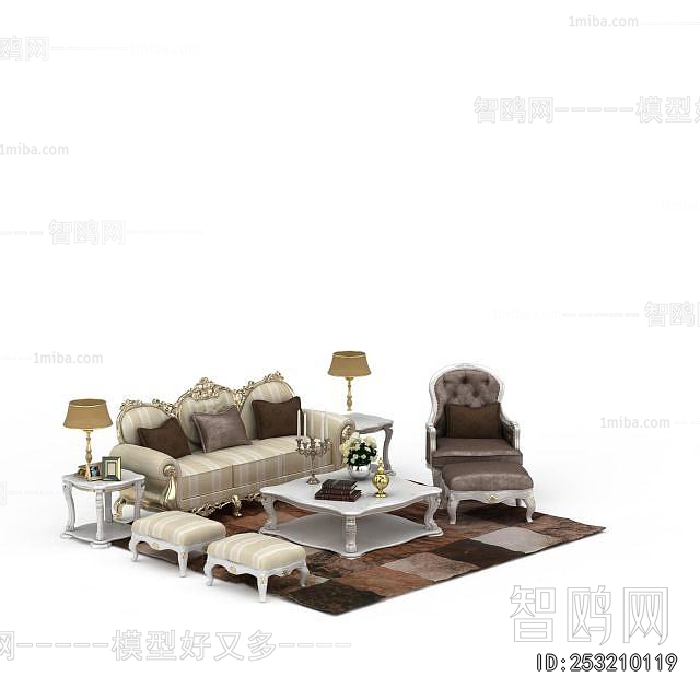 European Style Sofa Combination