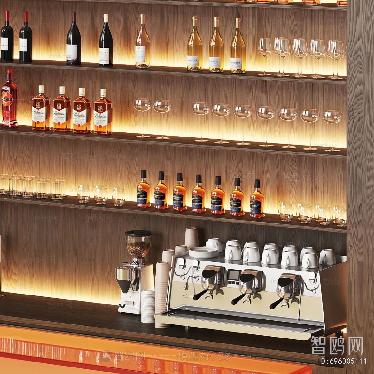 Modern Counter Bar