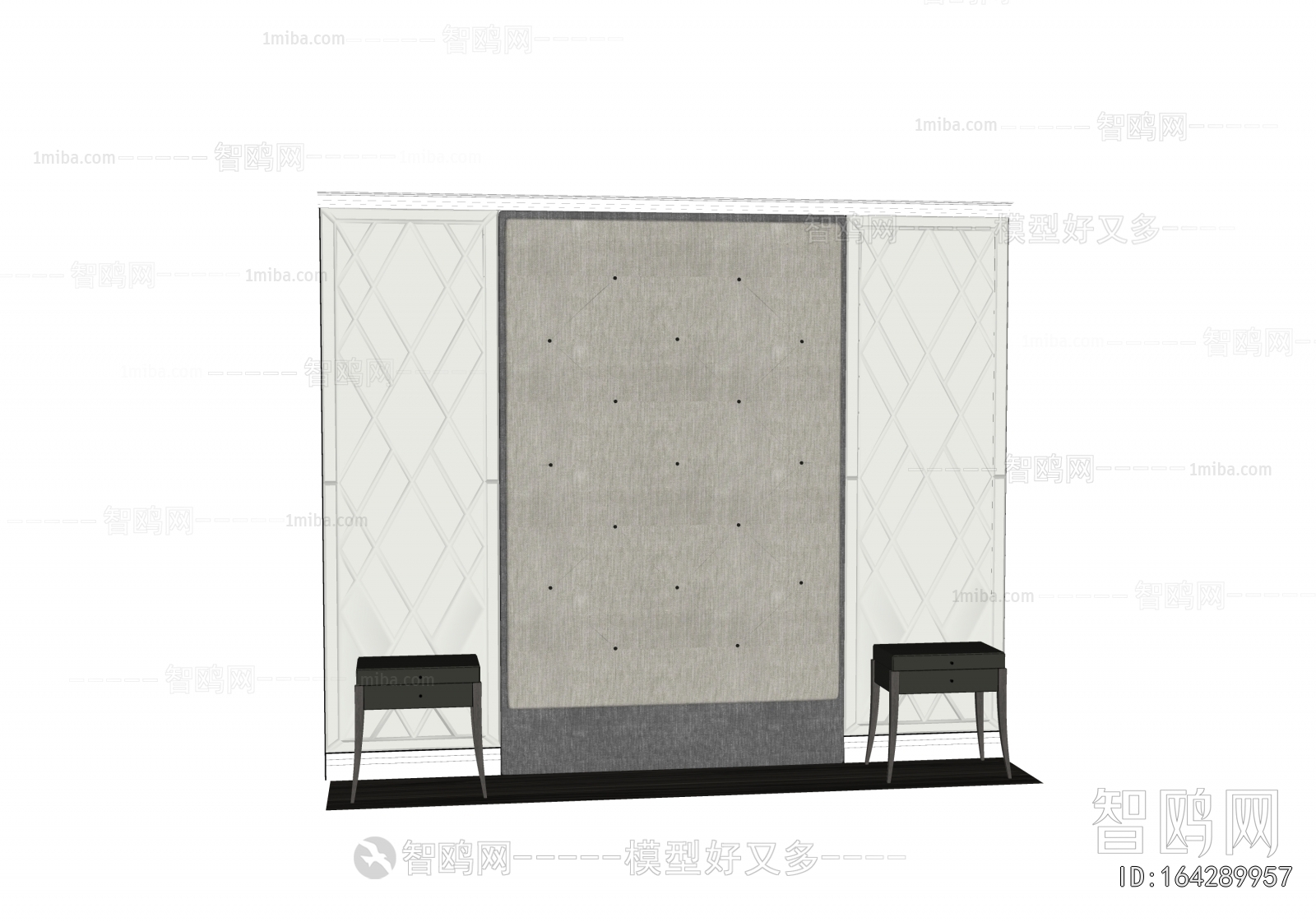 Simple European Style TV Wall