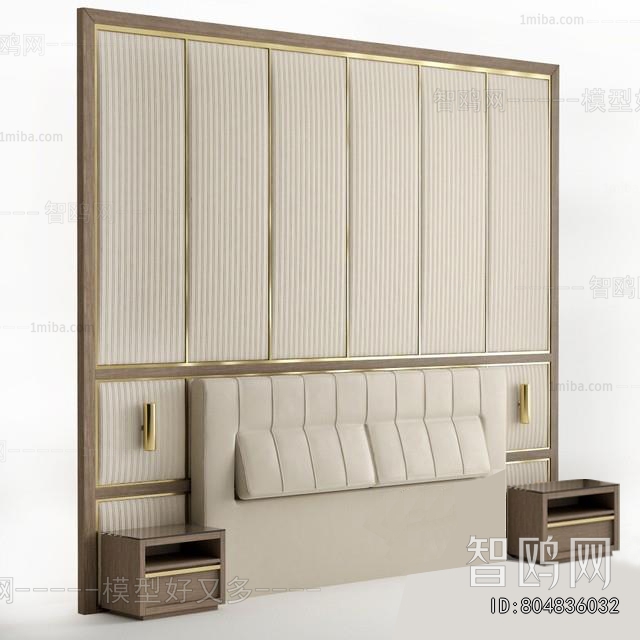 Simple European Style TV Wall