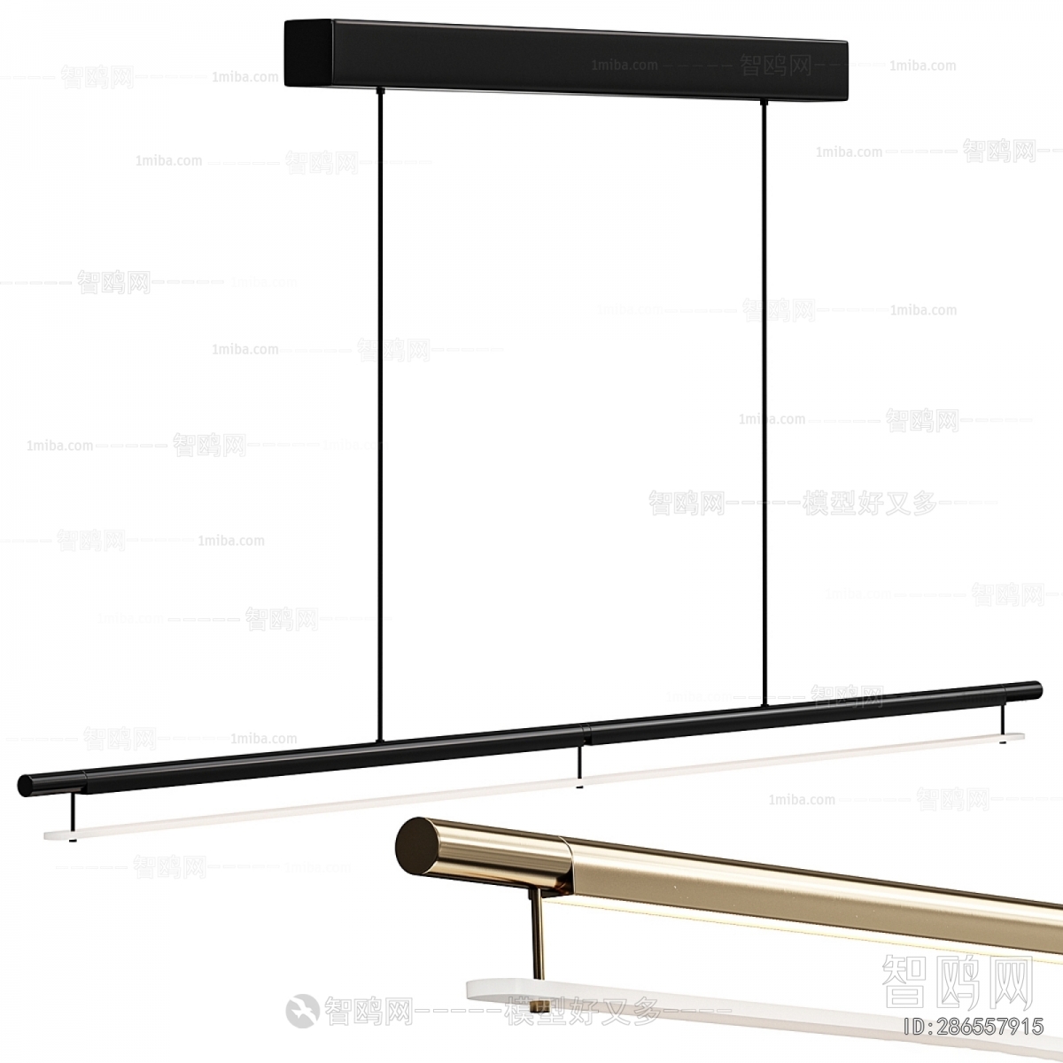 Modern Long Chandelier