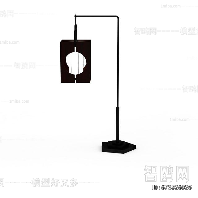 New Chinese Style Floor Lamp