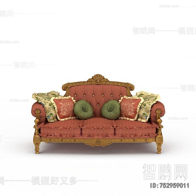 European Style Three-seat Sofa