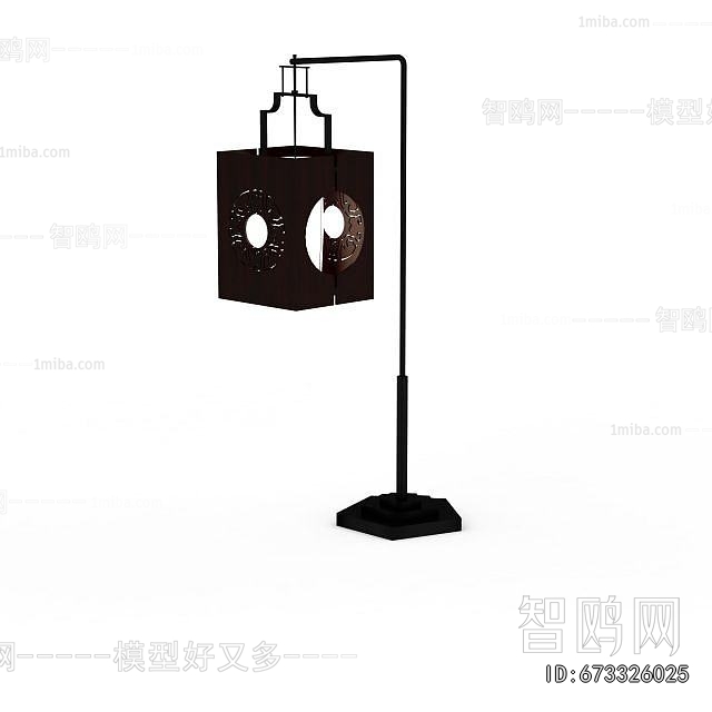 New Chinese Style Floor Lamp